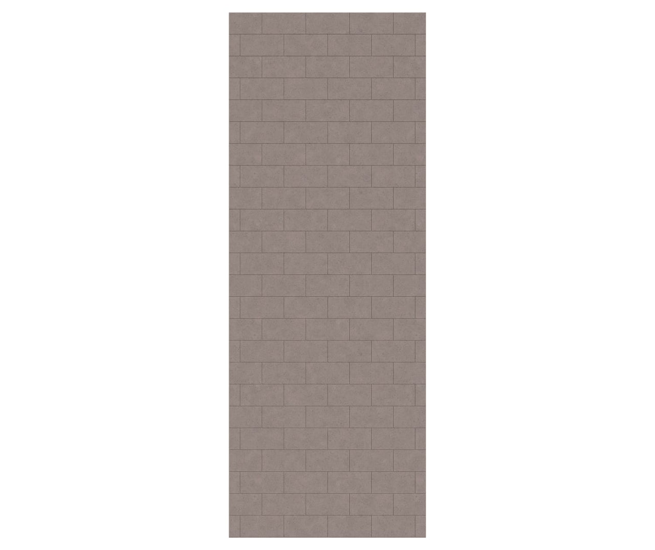 MTMK-9638-1 38 x 96 Swanstone Metro Subway Tile Glue up Bathtub and Shower Single Wall Panel  - BNGBath