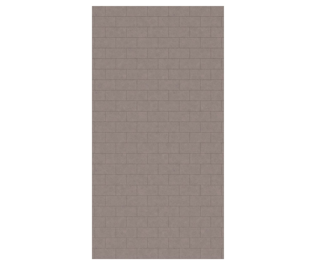 MTMK-9650-1 50 x 96 Swanstone Metro Subway Tile Glue up Bathtub and Shower Single Wall Panel  - BNGBath