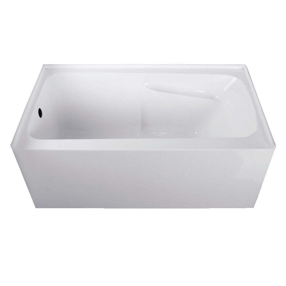 Aqua Eden VTAP543023R 54 x 30 x 22 Acrylic Alcove Bathtub w/Arm Rest - BNGBath