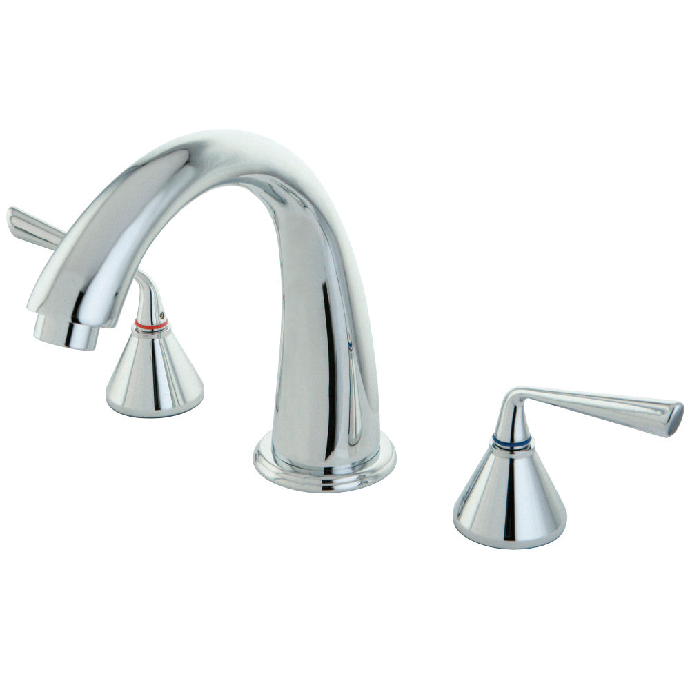 Kingston Brass KS2361ZL Silver Sage Roman Tub Faucet, Polished Chrome - BNGBath