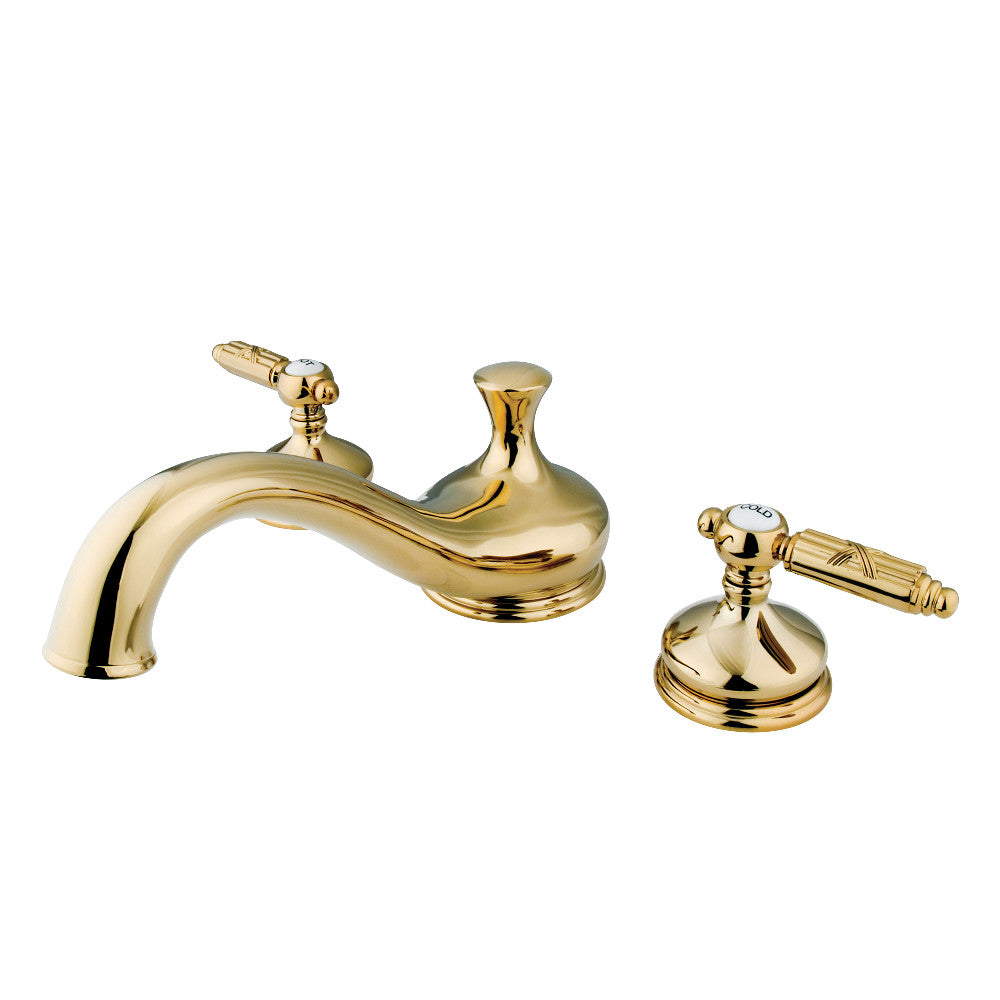 Kingston Brass KS3332GL Georgian Roman Tub Faucet, Polished Brass - BNGBath