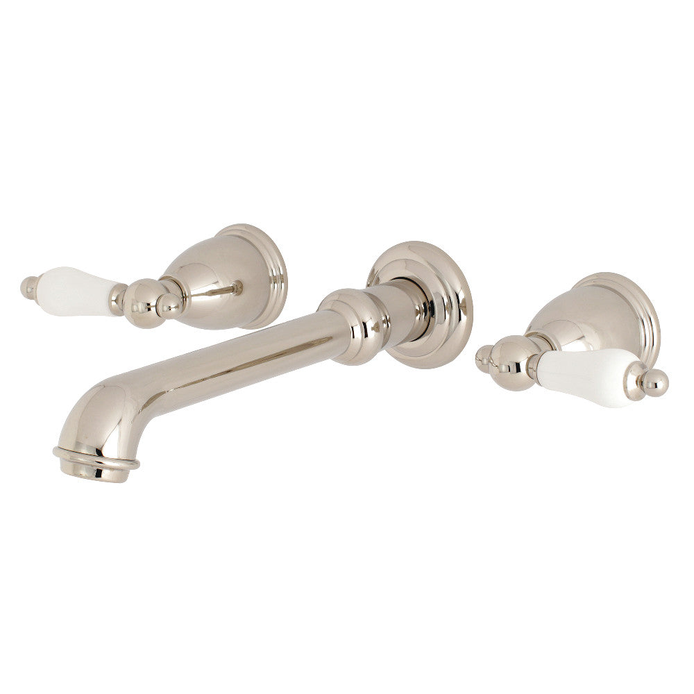 Kingston Brass KS7026PL English Vintage Wall Mount Roman Tub Faucet, Polished Nickel - BNGBath