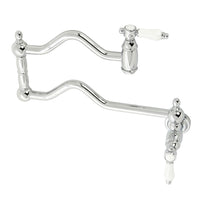 Thumbnail for Kingston Brass KS2101BPL Bel Air Wall Mount Pot Filler, Polished Chrome - BNGBath