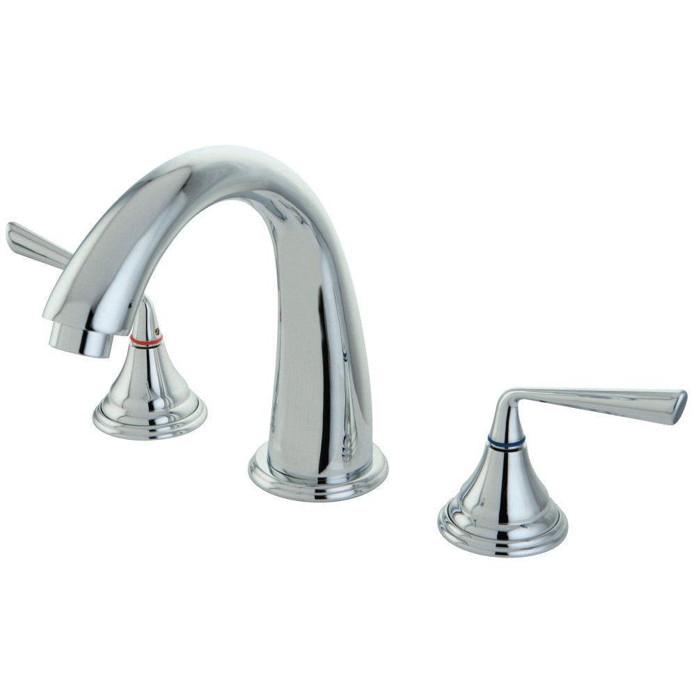 Kingston Brass KS5361ZL Silver Sage Roman Tub Faucet, Polished Chrome - BNGBath