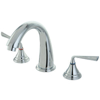 Thumbnail for Kingston Brass KS5361ZL Silver Sage Roman Tub Faucet, Polished Chrome - BNGBath