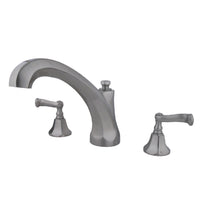 Thumbnail for Kingston Brass KS4328FL Roman Tub Faucet, Brushed Nickel - BNGBath