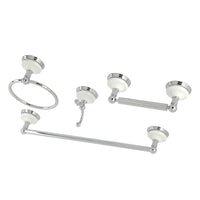 Thumbnail for Kingston Brass BAK1112478C Victorian 4-Piece Bathroom Hardware, Polished Chrome - BNGBath