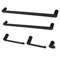 Thumbnail for Kingston Brass BAHK6112478MB Dessau 5-Piece Bathroom Accessory Set, Matte Black - BNGBath