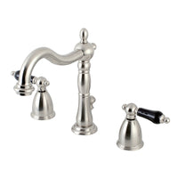 Thumbnail for Kingston Brass KB1978PKL Duchess Widespread Bathroom Faucet with Plastic Pop-Up, Brushed Nickel - BNGBath