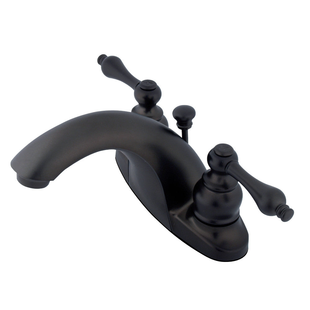 Kingston Brass KB7645AL 4 in. Centerset Bathroom Faucet, Oil Rubbed Bronze - BNGBath