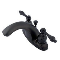 Thumbnail for Kingston Brass KB7645AL 4 in. Centerset Bathroom Faucet, Oil Rubbed Bronze - BNGBath