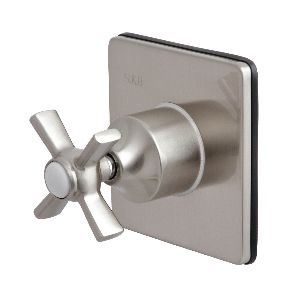 Kingston Brass KS3048ZX 3-Way Diverter Valve with Trim Kit, Brushed Nickel - BNGBath