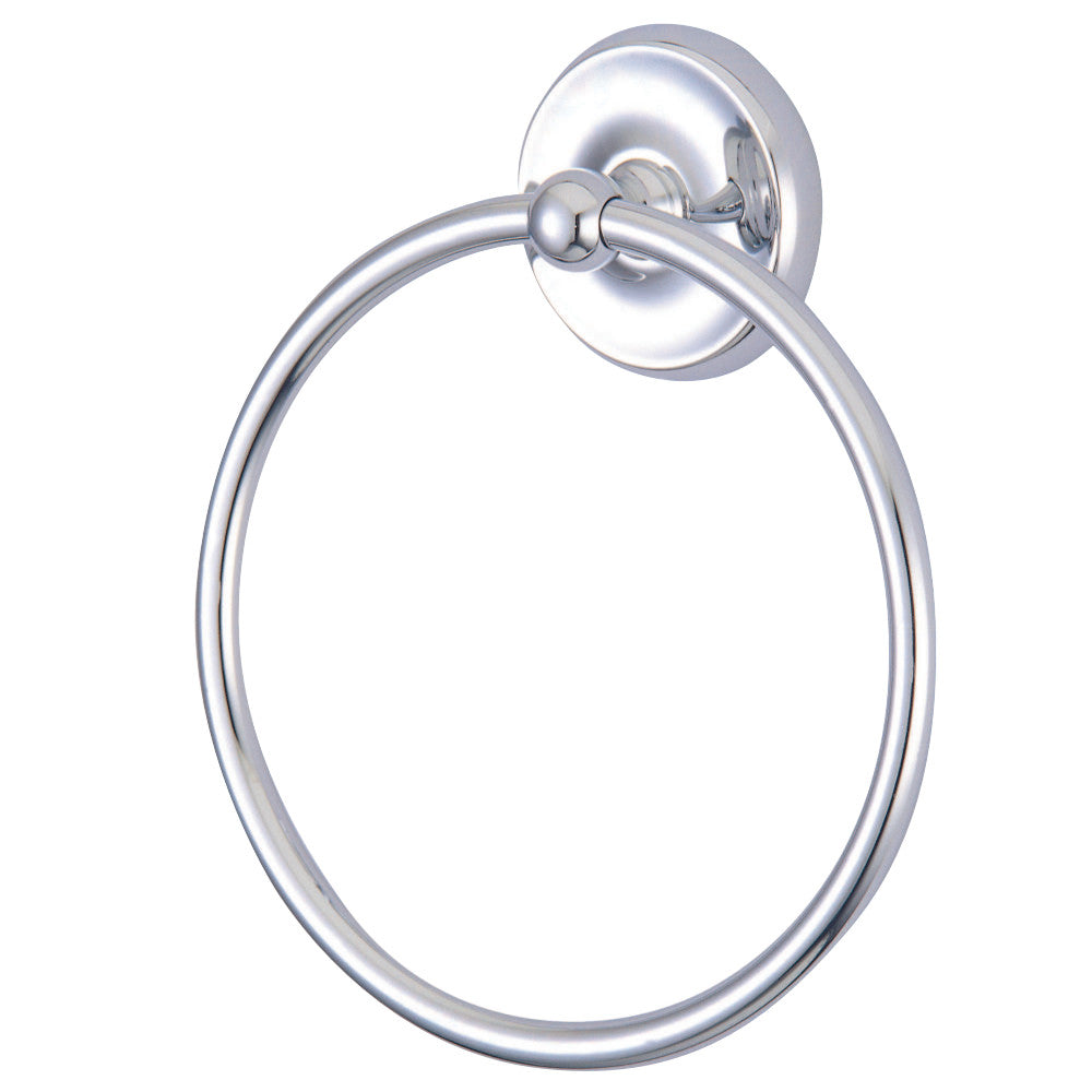 Kingston Brass BA314C Classic Towel Ring, Polished Chrome - BNGBath