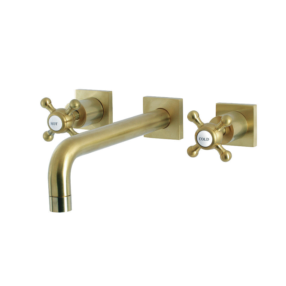 Kingston Brass KS6027BX Metropolitan Wall Mount Tub Faucet, Brushed Brass - BNGBath