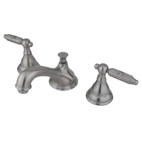 Thumbnail for Kingston Brass KS5568GL 8 in. Widespread Bathroom Faucet, Brushed Nickel - BNGBath