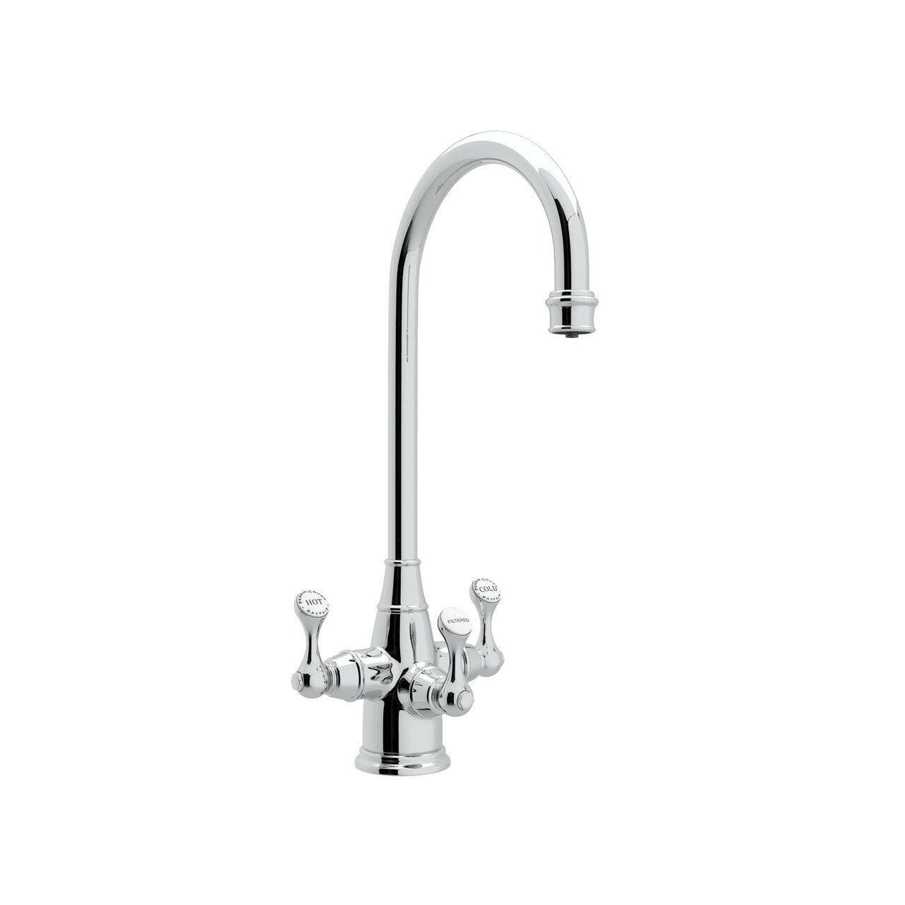 Perrin & Rowe Georgian Era Filtration 3-Lever Bar and Food Prep Faucet - BNGBath