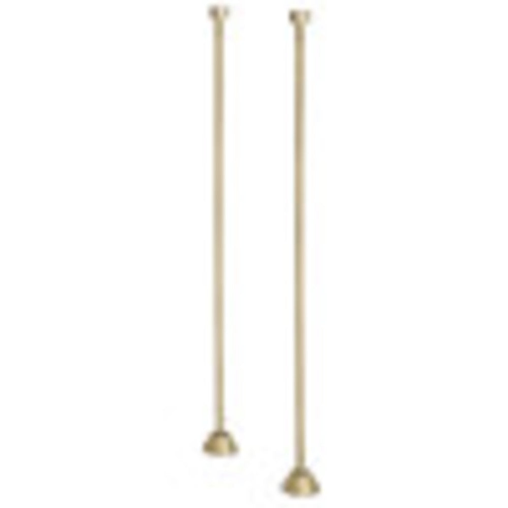 Kingston Brass CC483 Straight Bath Supply, Antique Brass - BNGBath