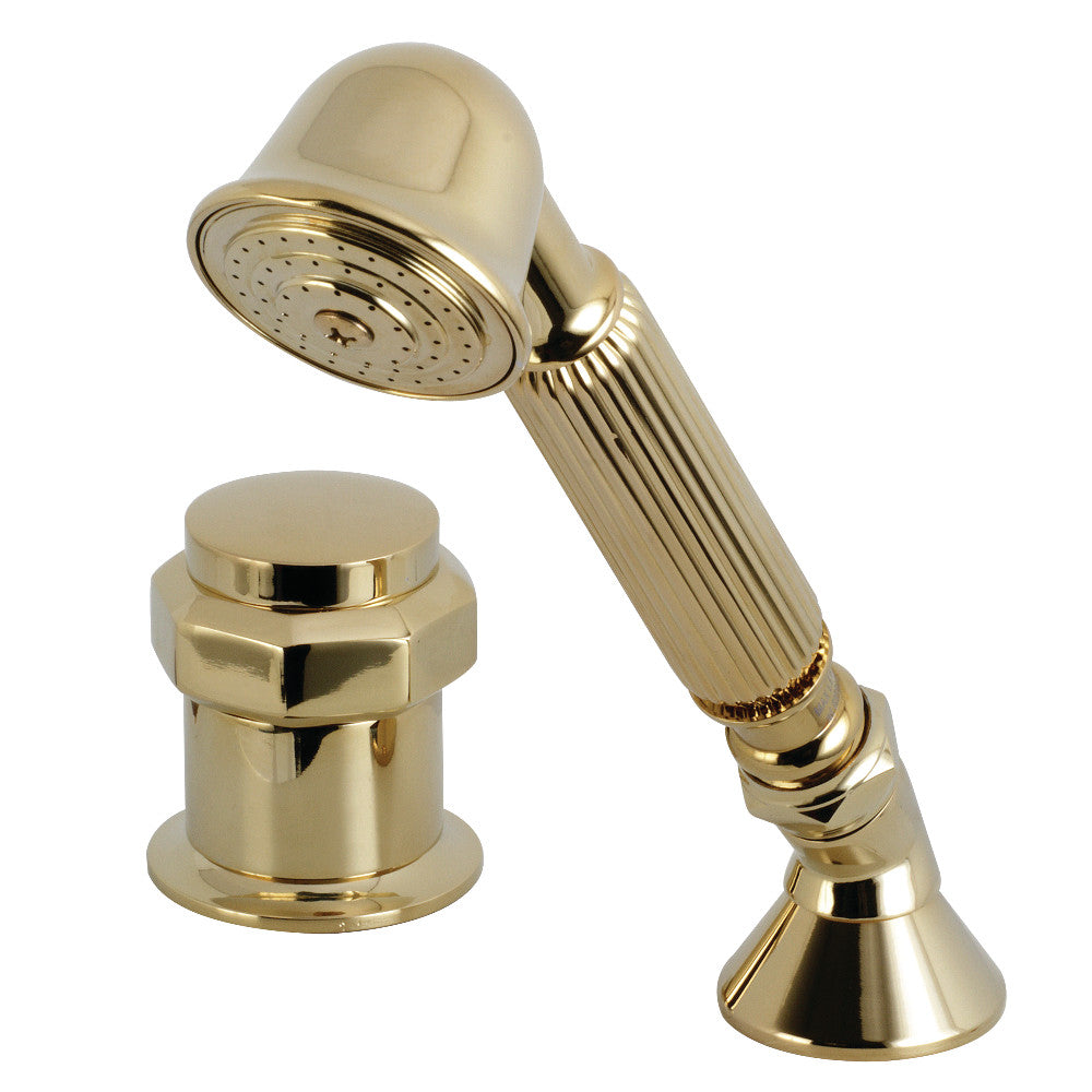 Kingston Brass KSK2242ARTR Transfer Valve Set for Roman Tub Filler, Polished Brass - BNGBath