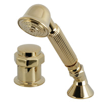 Thumbnail for Kingston Brass KSK2242ARTR Transfer Valve Set for Roman Tub Filler, Polished Brass - BNGBath