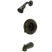 Thumbnail for Kingston Brass KB6635CML Manhattan Single-Handle Tub and Shower Faucet, Oil Rubbed Bronze - BNGBath