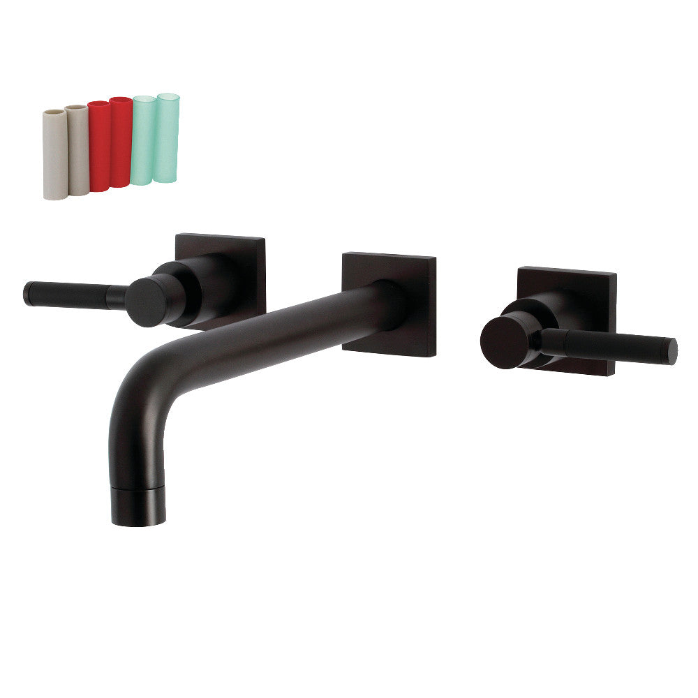 Kingston Brass KS6025DKL Ksiser Wall Mount Tub Faucet, Oil Rubbed Bronze - BNGBath