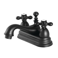 Thumbnail for Kingston Brass KS3600AX 4 in. Centerset Bathroom Faucet, Matte Black - BNGBath