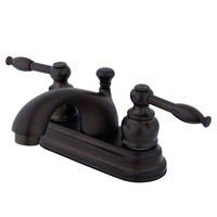 Thumbnail for Kingston Brass FB2605KL 4 in. Centerset Bathroom Faucet, Oil Rubbed Bronze - BNGBath