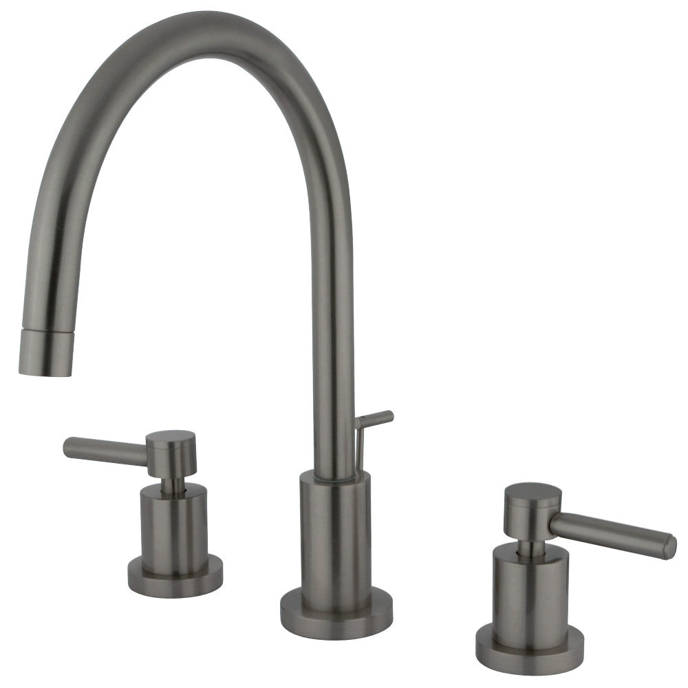 Kingston Brass KS8928DL 8 in. Widespread Bathroom Faucet, Brushed Nickel - BNGBath