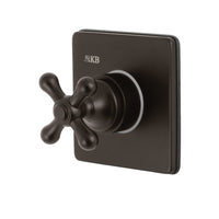 Thumbnail for Kingston Brass KS3045AX 3-Way Diverter Valve with Trim Kit, Oil Rubbed Bronze - BNGBath