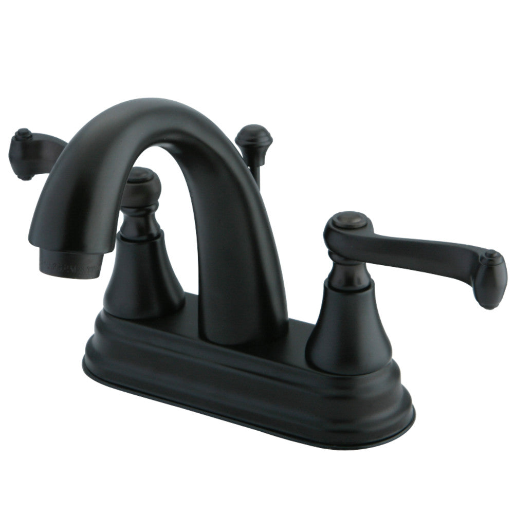 Kingston Brass KS7615FL 4 in. Centerset Bathroom Faucet, Oil Rubbed Bronze - BNGBath