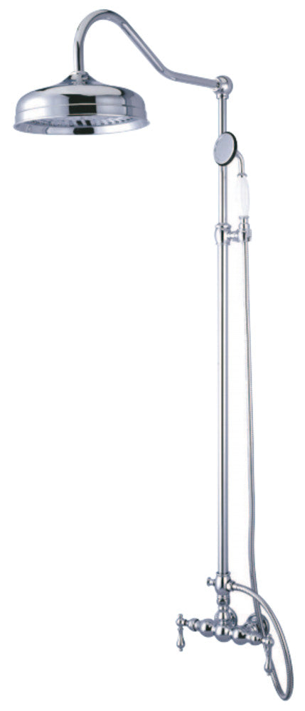 Kingston Brass CCK6171 Vintage Rain Drop Shower System, Polished Chrome - BNGBath