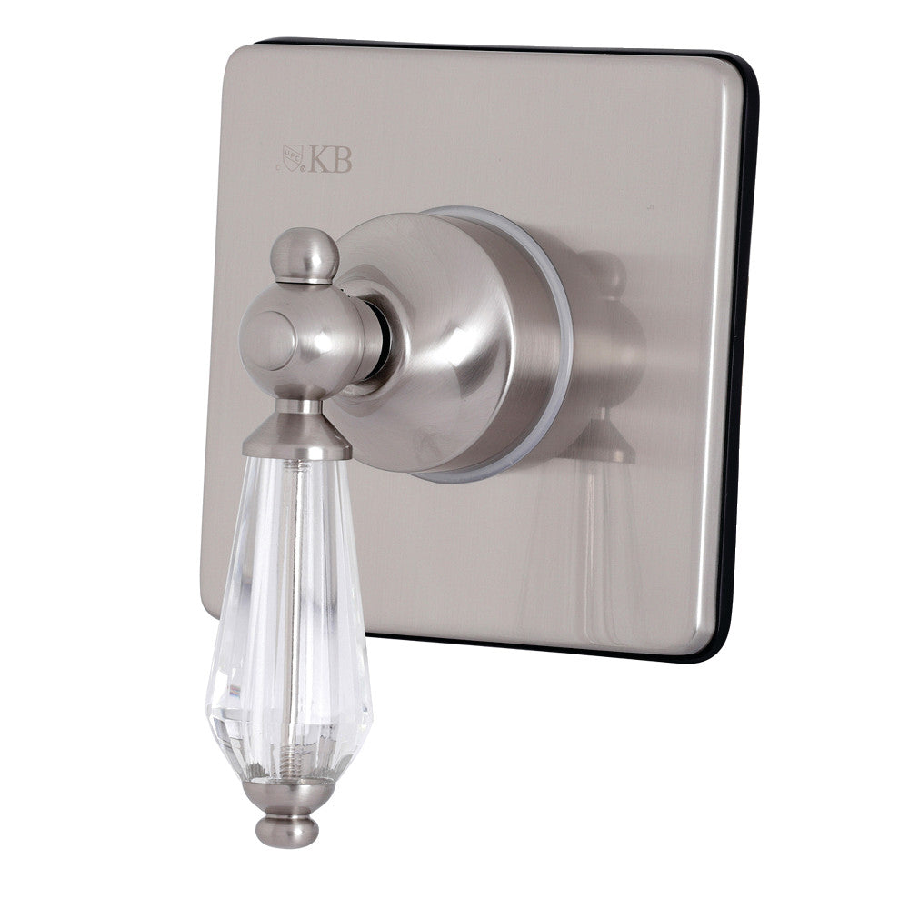 Kingston Brass KS3048WLL 3-Way Diverter Valve with Trim Kit, Brushed Nickel - BNGBath