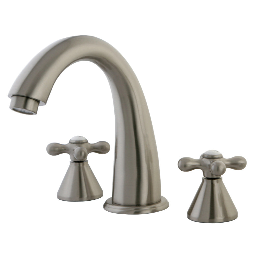 Kingston Brass KS2368AX Naples Roman Tub Faucet, Brushed Nickel - BNGBath