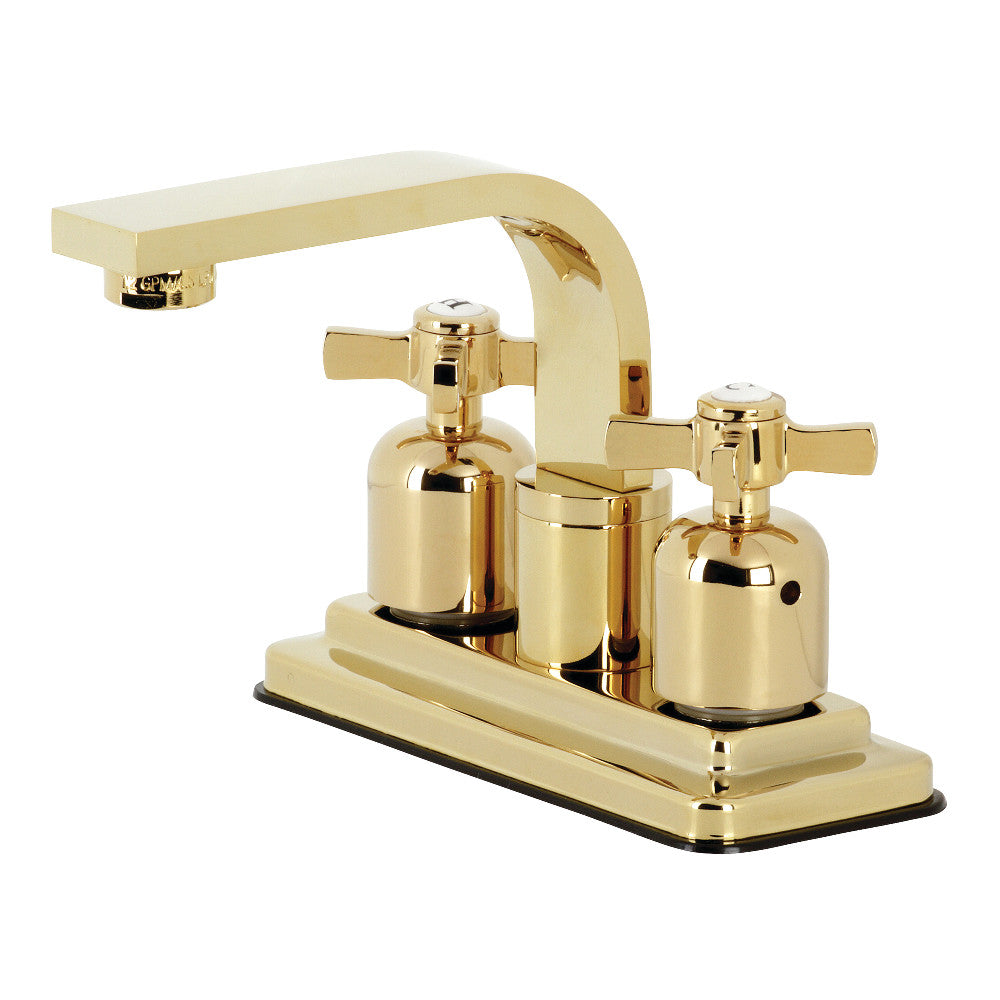 Kingston Brass KB8462ZX Millennium 4-Inch Centerset Bathroom Faucet, Polished Brass - BNGBath