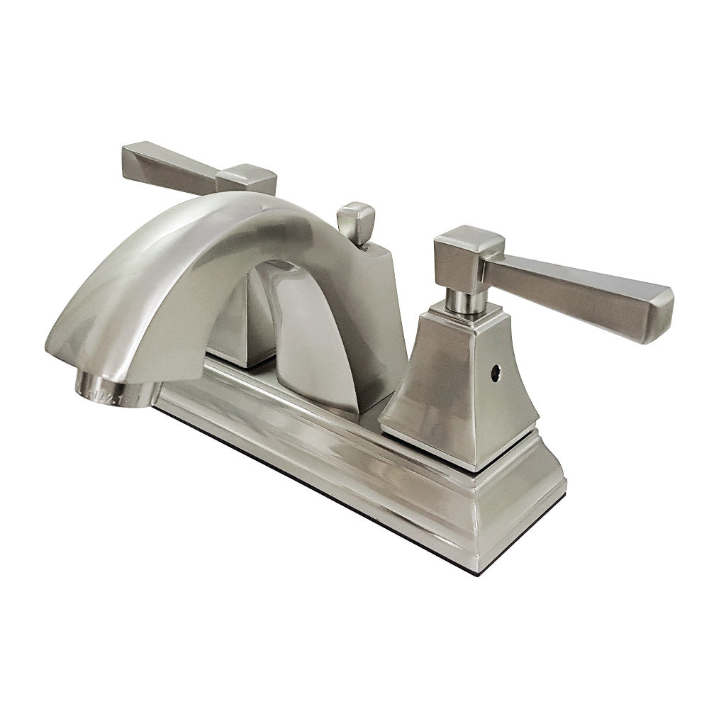 Fauceture FSC4648DL 4 in. Centerset Bathroom Faucet, Brushed Nickel - BNGBath