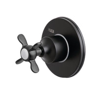 Thumbnail for Kingston Brass KS3030BEX 3-Way Diverter Valve with Trim Kit, Matte Black - BNGBath