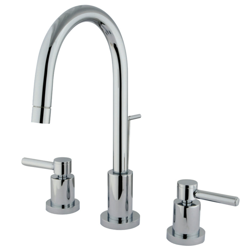 Kingston Brass KS8951DL Mini-Widespread Bathroom Faucet, Polished Chrome - BNGBath