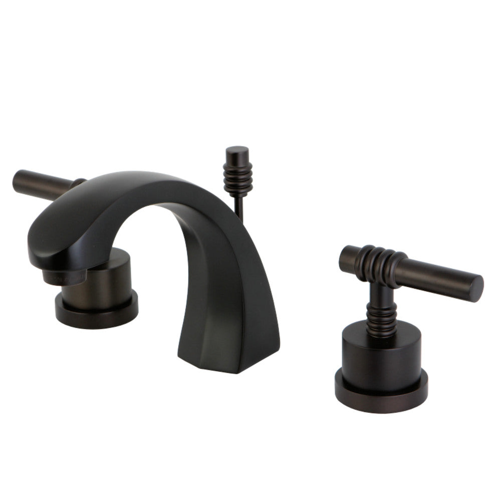 Kingston Brass KS4985ML 8 in. Widespread Bathroom Faucet, Oil Rubbed Bronze - BNGBath