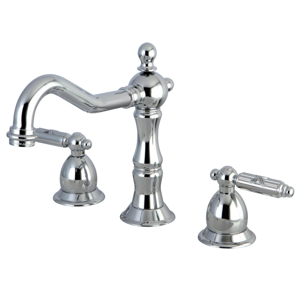 Kingston Brass KS1971GL 8 in. Widespread Bathroom Faucet, Polished Chrome - BNGBath