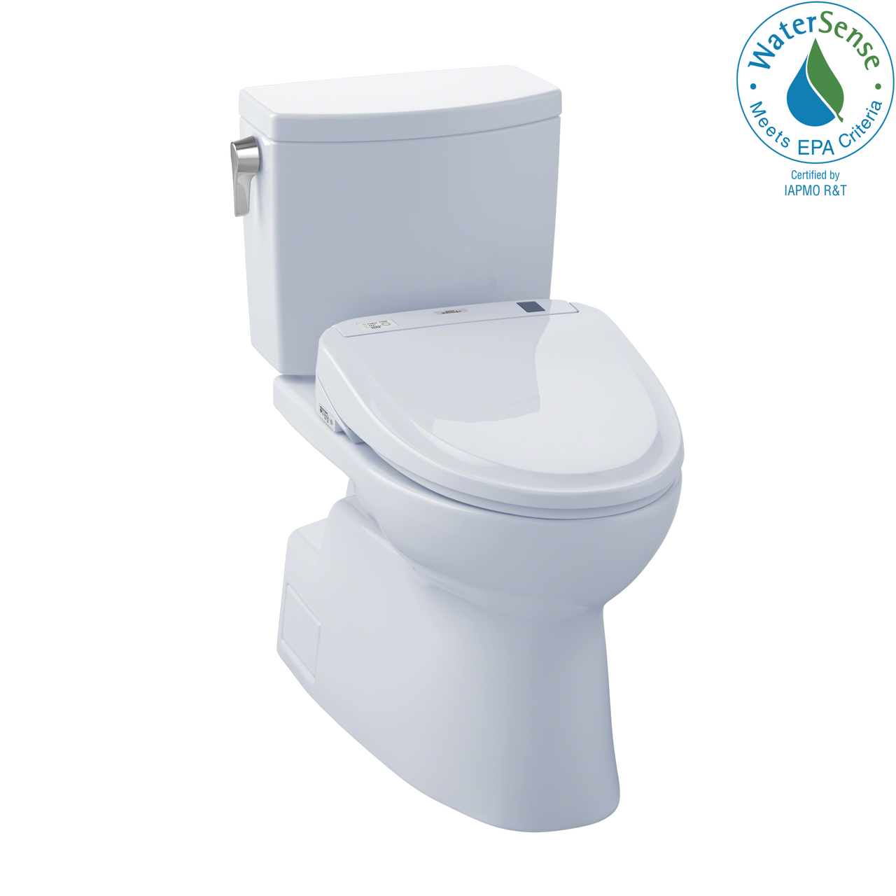 TOTO WASHLET+  Vespin II 1G Two-Piece Elongated 1.0 GPF Toilet and WASHLET S300e Bidet Seat,  - MW474574CUFG#01 - BNGBath