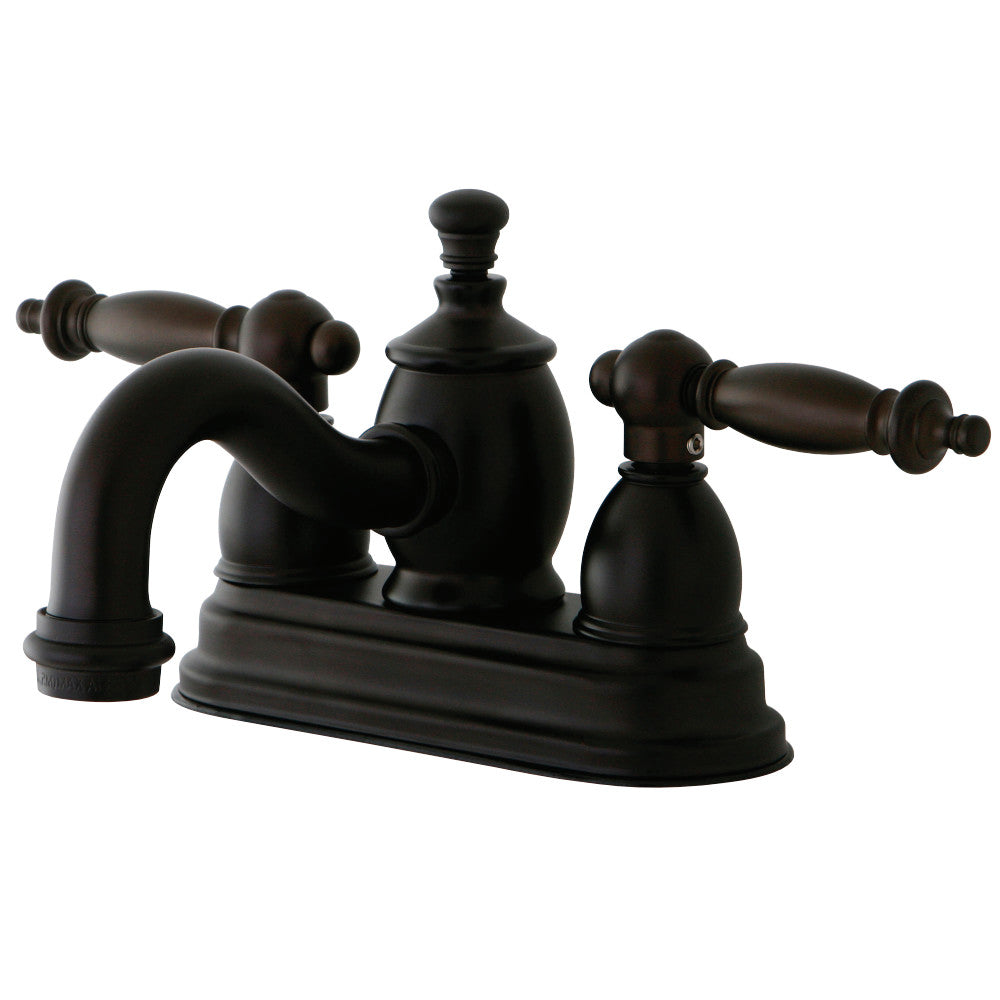 Kingston Brass KS7105TL 4 in. Centerset Bathroom Faucet, Oil Rubbed Bronze - BNGBath