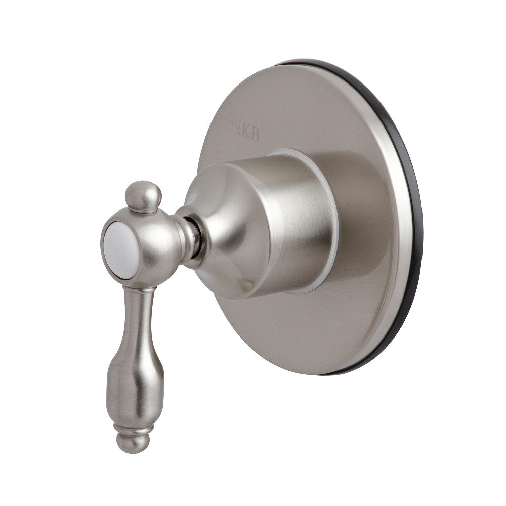 Kingston Brass KS3038TAL Tudor 3-Way Diverter Valve with Trim Kit, Brushed Nickel - BNGBath