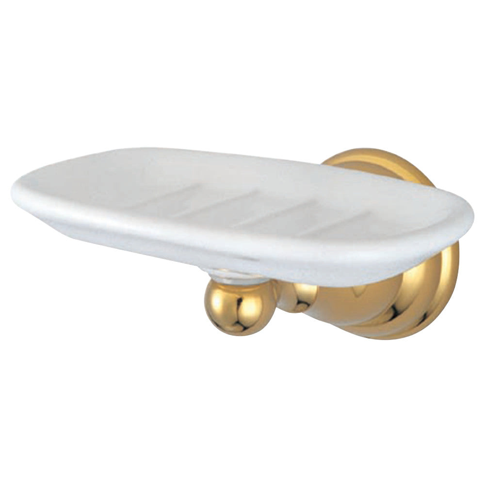 Kingston Brass BA5565PB Royale Wall-Mount Soap Dish, Polished Brass - BNGBath