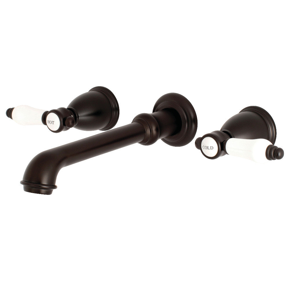 Kingston Brass KS7025BPL Bel-Air 2-Handle Wall Mount Roman Tub Faucet, Oil Rubbed Bronze - BNGBath