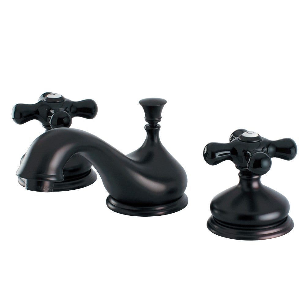 Kingston Brass KS1165PKX Duchess Widespread Bathroom Faucet with Brass Pop-Up, Oil Rubbed Bronze - BNGBath