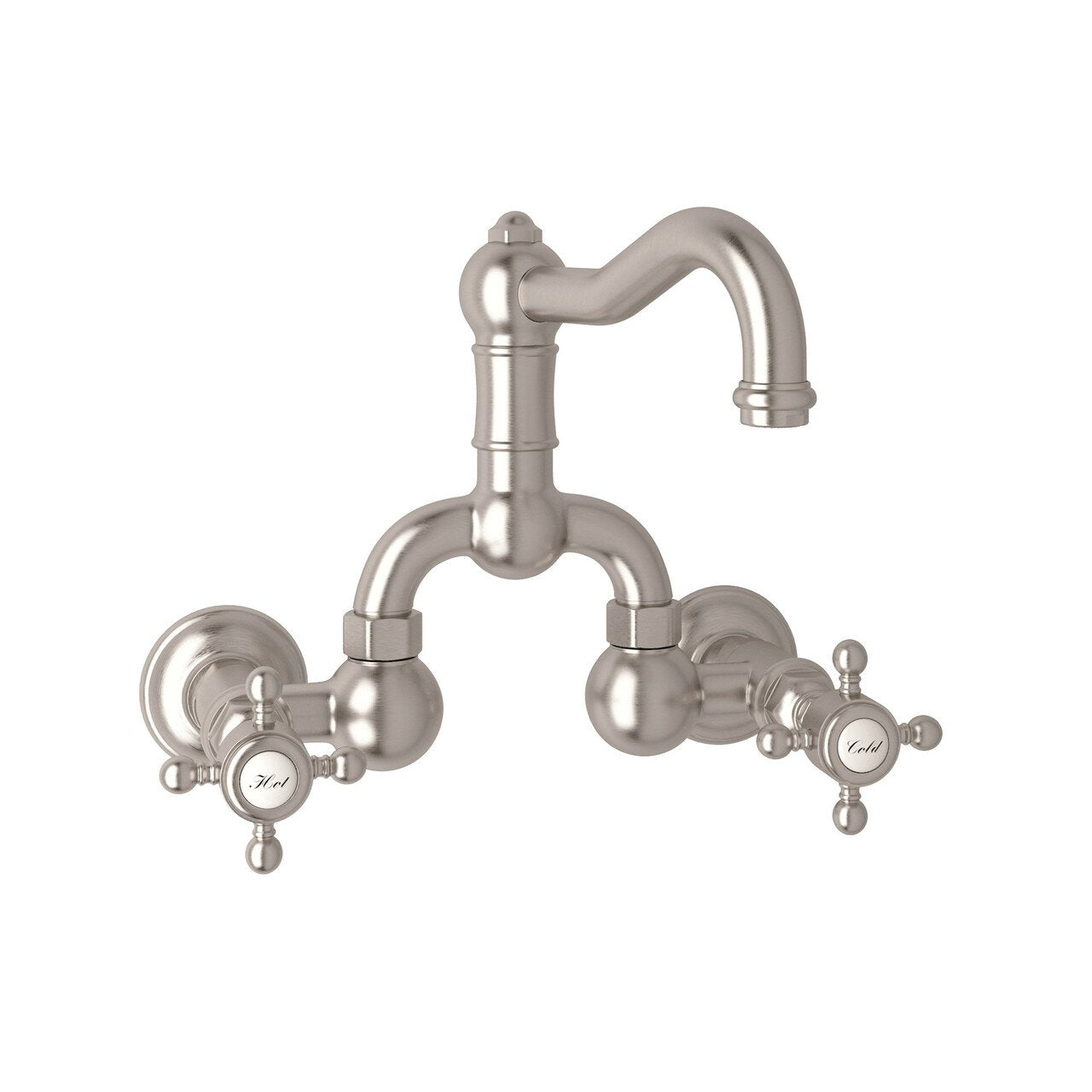 ROHL Acqui Wall Mount Bridge Bathroom Faucet - BNGBath