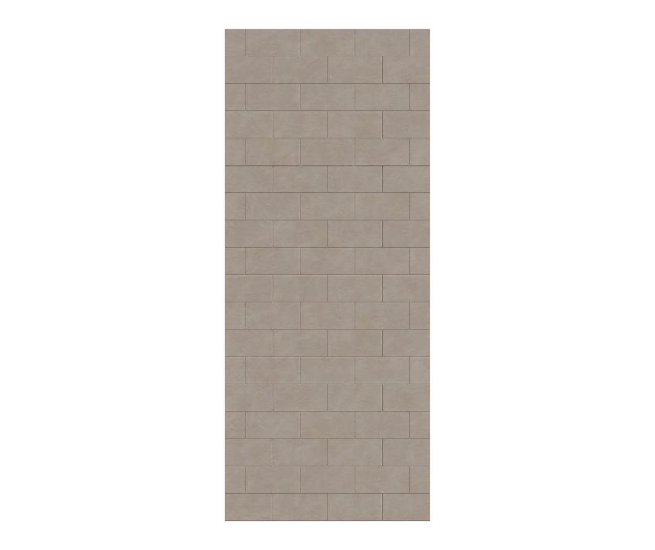 MTMK-7230-1 30 x 72 Swanstone Metro Subway Tile Glue up Bathtub and Shower Single Wall Panel  - BNGBath