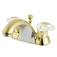 Thumbnail for Kingston Brass KB2152B 4 in. Centerset Bathroom Faucet, Polished Brass - BNGBath