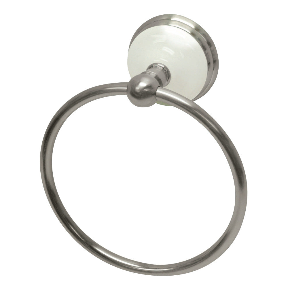 Kingston Brass BA1114SN Victorian Towel Ring, Brushed Nickel - BNGBath