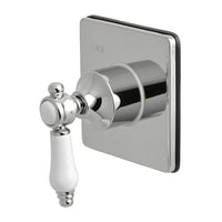 Thumbnail for Kingston Brass KS3041BPL Bel-Air 3-Way Diverter Valve with Trim Kit, Polished Chrome - BNGBath